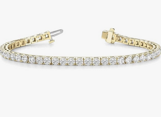 5 to 20 Carat LAB GROWN Classic Diamond Tennis Bracelet 4 Prong Ultra Premium Collection D-E VS1-VS2