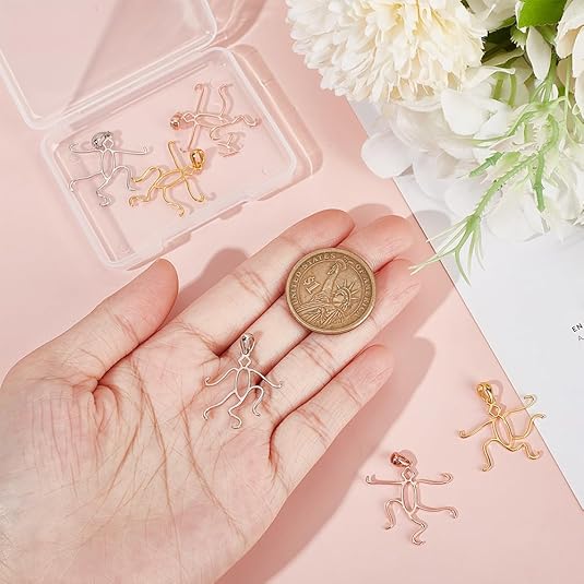 10 Pendant Trays 30x40mm