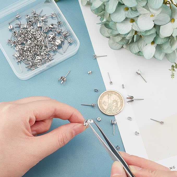 20 Pcs Branch Claw Pendant Frames