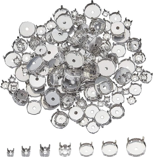 350pcs Rhinestone Claw Settings
