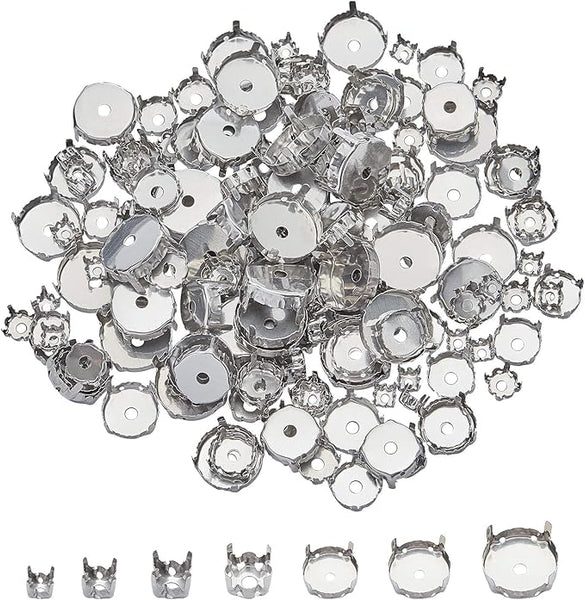350pcs Rhinestone Claw Settings